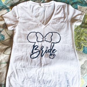 Disney bride shirt
